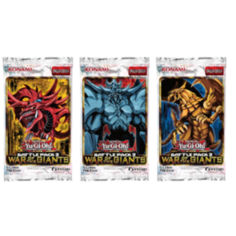 Konami - Yu-Ghi-Oh! - Battle Pack 2 - War of the Giants - Booster Pack - 1st Edition