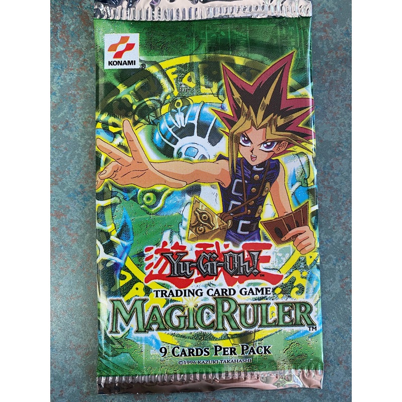 Konami - Yu-Gi-Oh! - 1996 - Magic Ruler - Booster Pack - Unlimited Edition