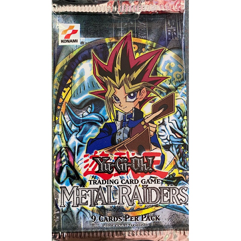 Konami - Yu-Gi-Oh! - 1996 - Metal Raiders - Booster Pack - Unlimited Edition