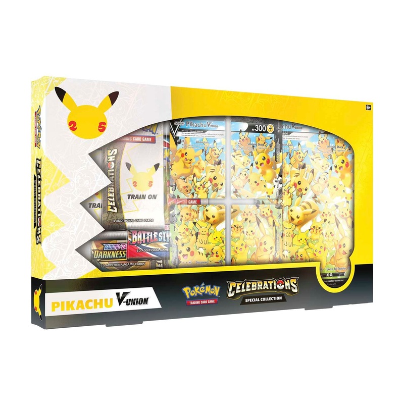 Pokemon - 2021 - Celebrations - Pikachu V-Union - Special Collections Box