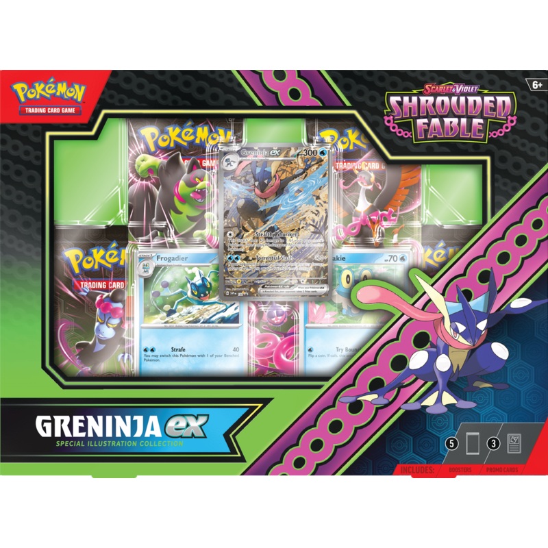 Pokemon - Scarlet and Violet - Shrouded Fable - Greninja EX - Special Illustration Collection
