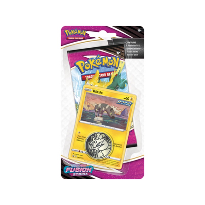 Pokemon - Sword and Shield - Fusion Strike - Checklane Blister - Blitzle