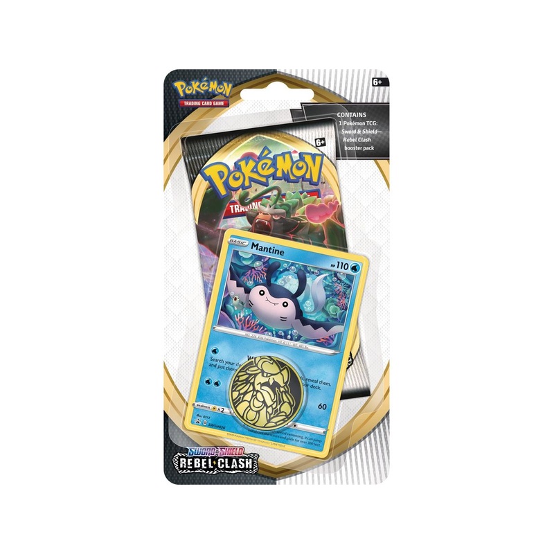 Pokemon - Sword and Shield - Rebel Clash - Check Lane Blister Pack - Mantine