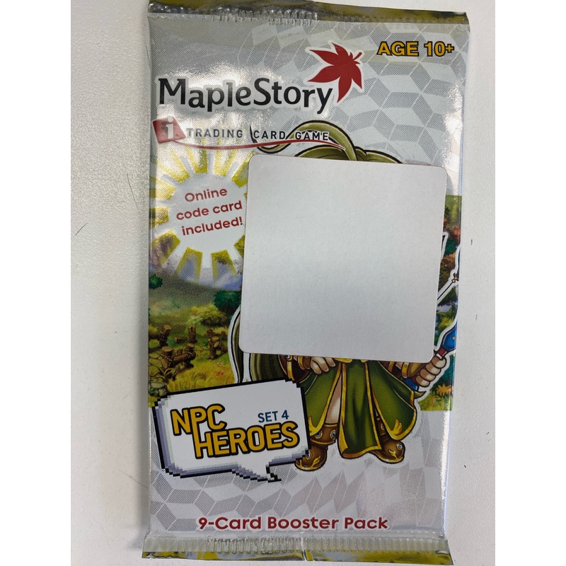 Wizards of the Coast - Maple Story TCG - NPC Heores Set 4 - Booster Pack