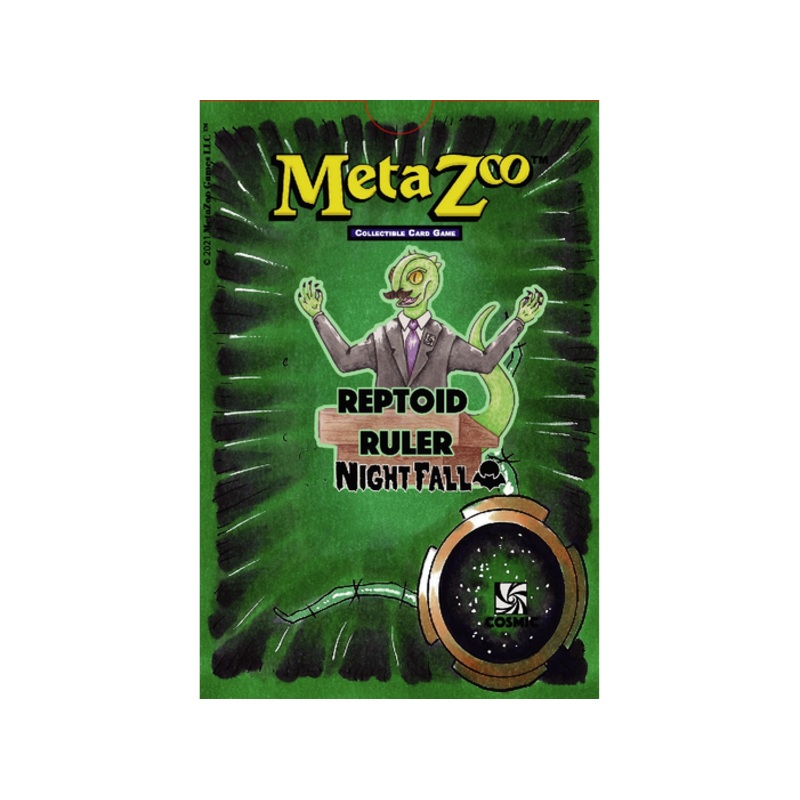 Metazoo - Nightfall - 1st Edition - Theme Deck - Reptoid Ruler