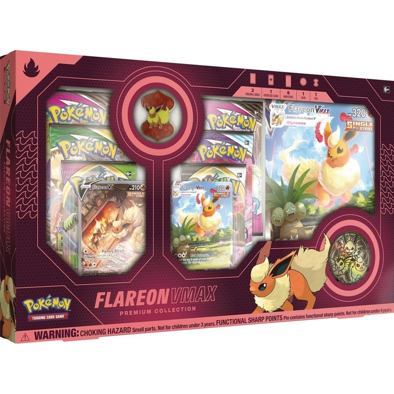 Pokemon - Eevee Evolution - Flareon V-Max - Premium Collection Box
