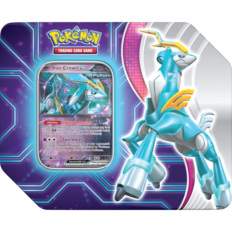 Pokemon - Paradox Destinies Tin - Iron Crown EX