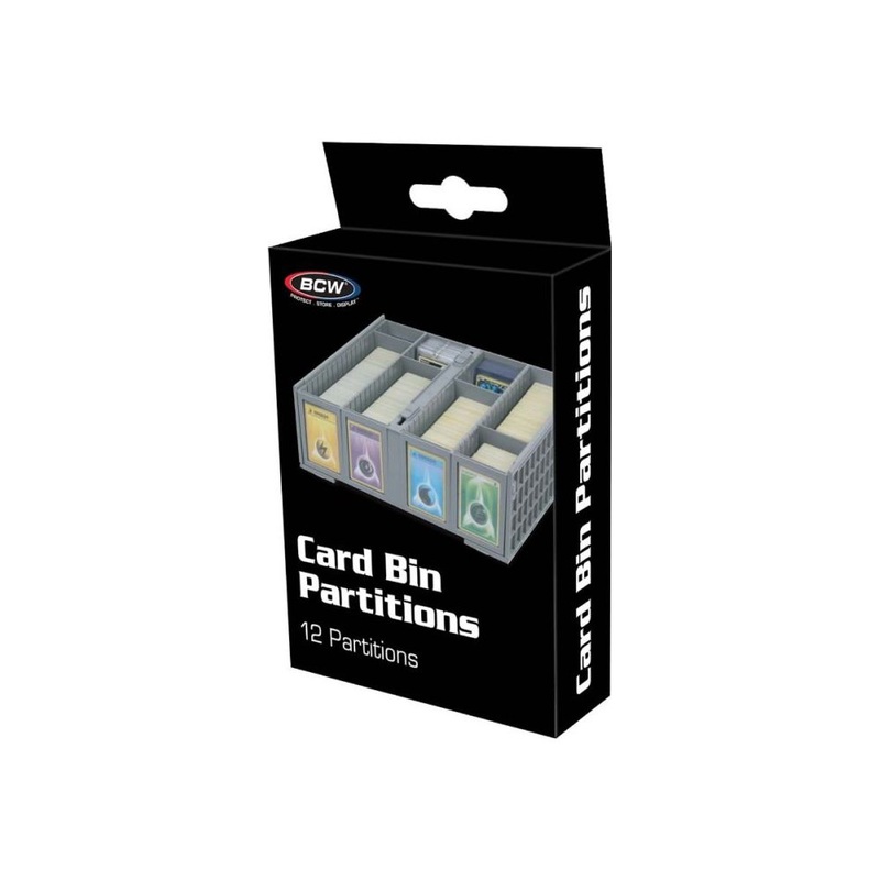 BCW - Card Bin Partitions - 12 Pack