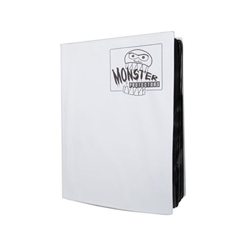 BCW - Monster - 18 Pocket Mega Monster Hard Cover Binder - White