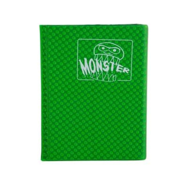 BCW - Monster - 4 Pocket Binder - Holofoil Green