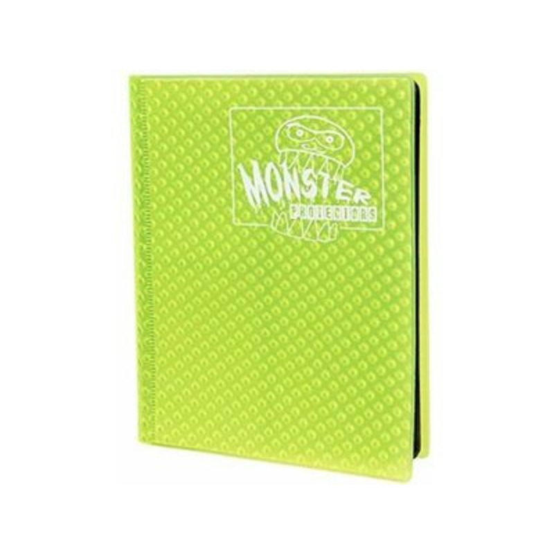 BCW - Monster - 4 Pocket Binder - Holofoil Yellow