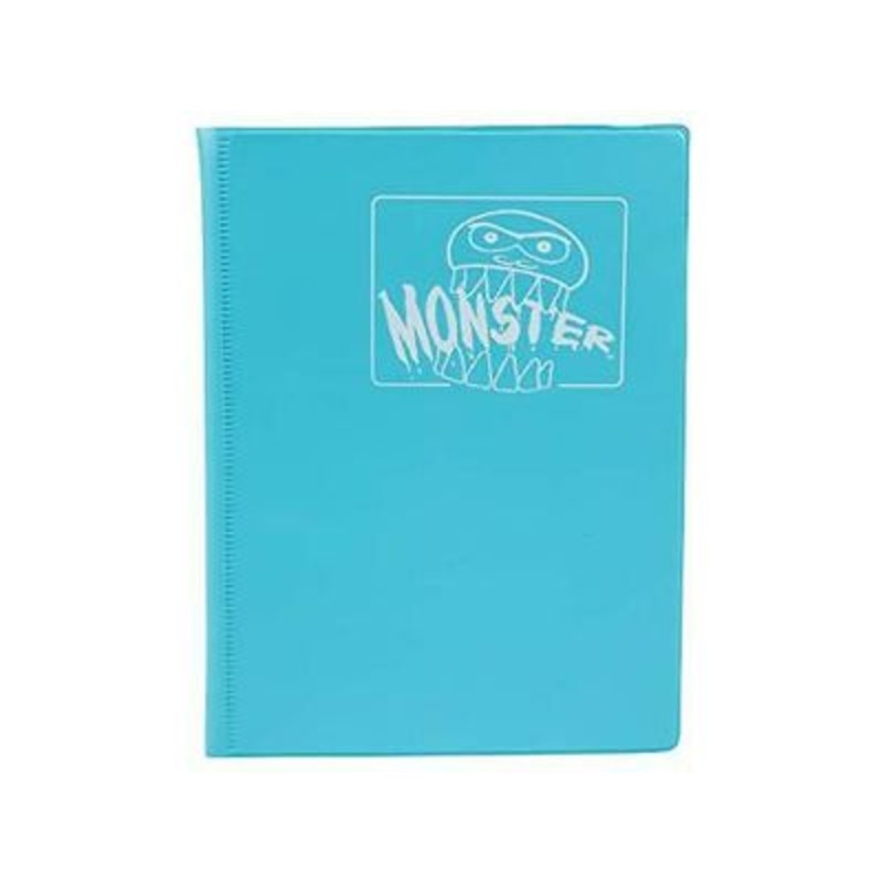 BCW - Monster - 4 Pocket Binder - Matte Blue
