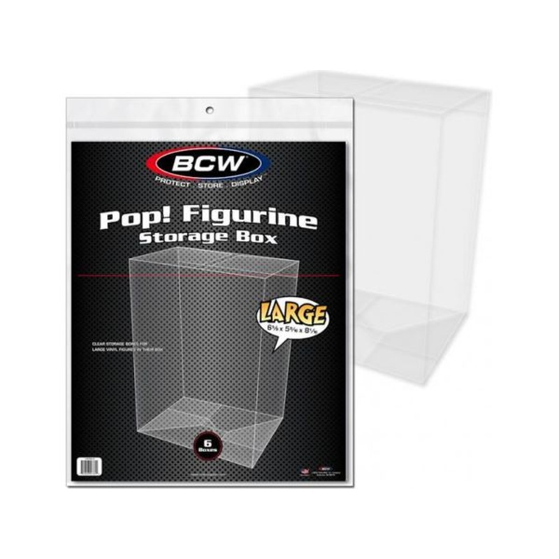 BCW - POP! Figurine Storage Boxes - Large - 6 Pack