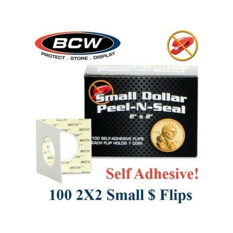 BCW - Small Dollar Peel-N-Seal Coin Flips