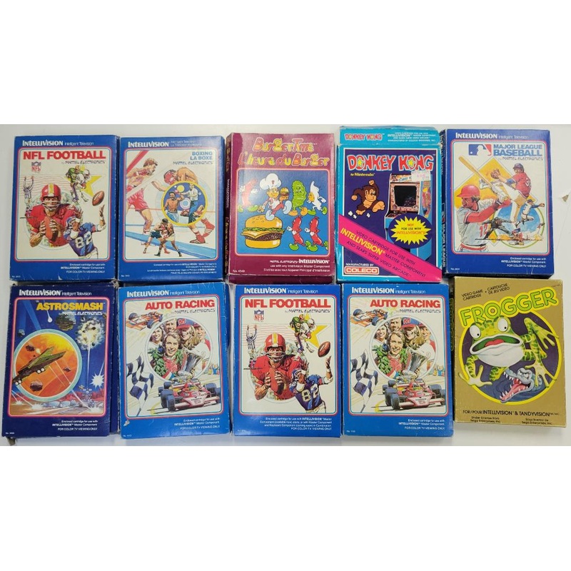 Intellivision - Video Game Lot of 31 & Voice Modules - Untested