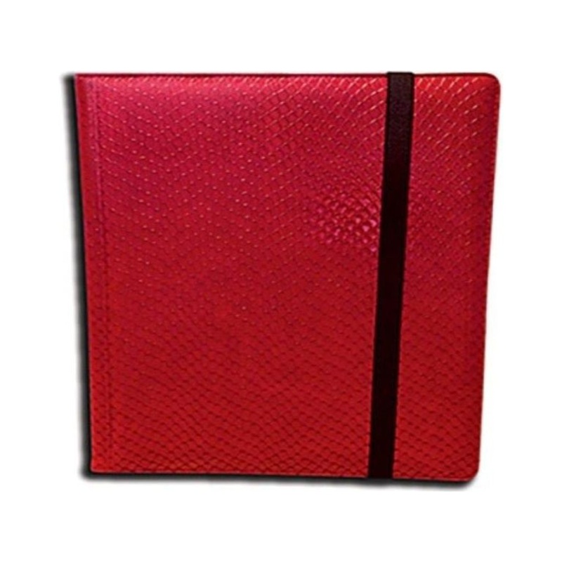 Legion - Dragonhide - 3x4 12-Pocket Binder - Red