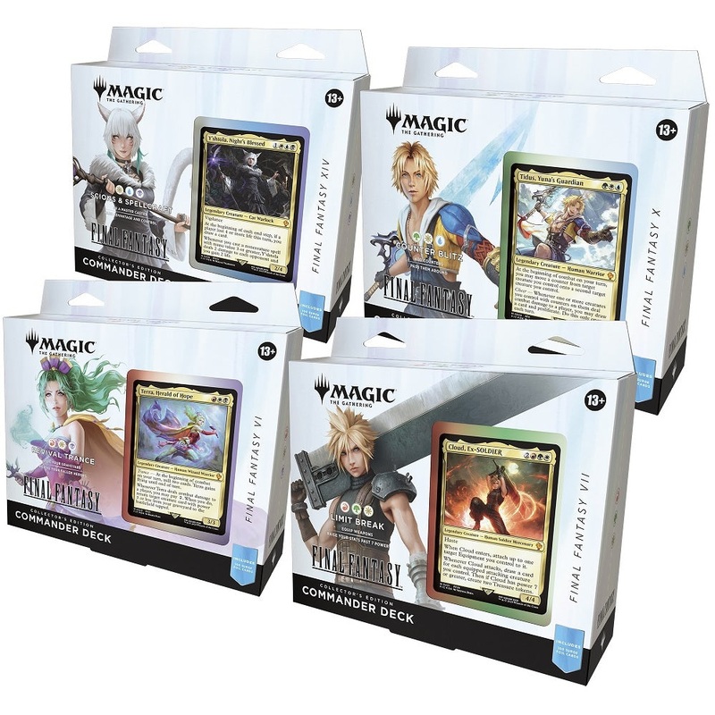 Magic the Gathering - Final Fantasy - Collector Commander Deck 4 Box Case - Pre-Order June 13th 2025