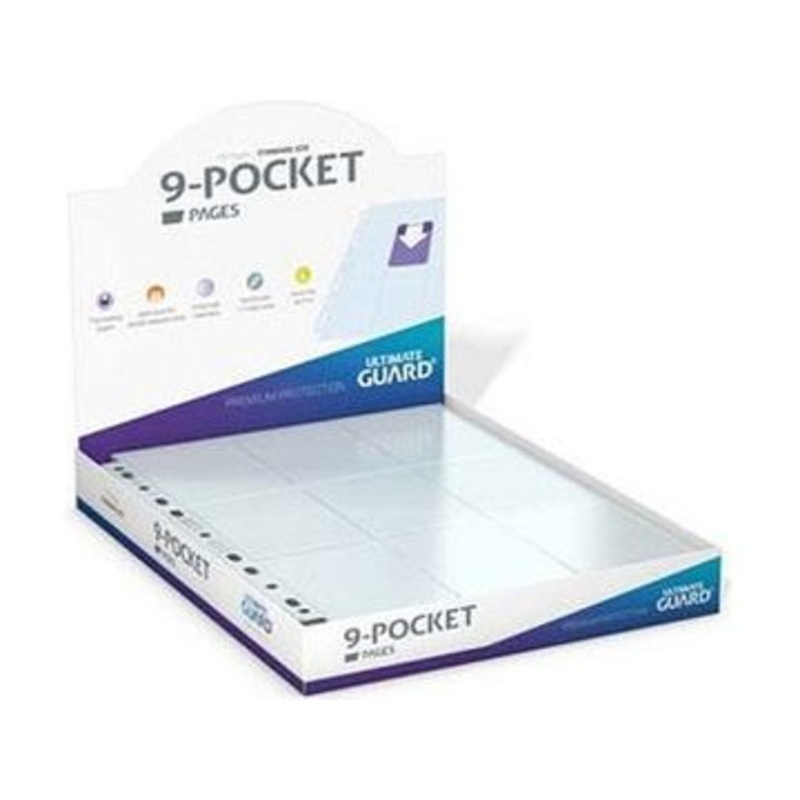 Ultimate Guard - 9 Pocket Binder Pages - Box of 100