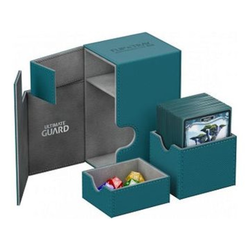 Ultimate Guard - Flip N Tray Case - Petrol Xenoskin - 80