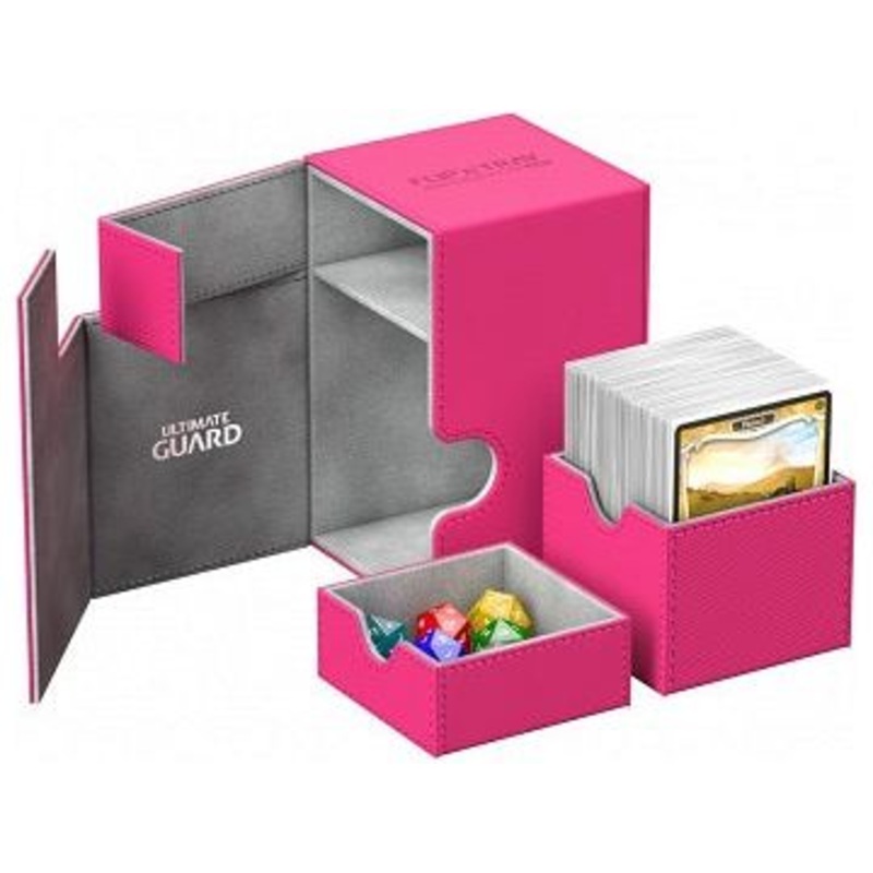Ultimate Guard - Flip N Tray Case - Pink Xenoskin - 100+