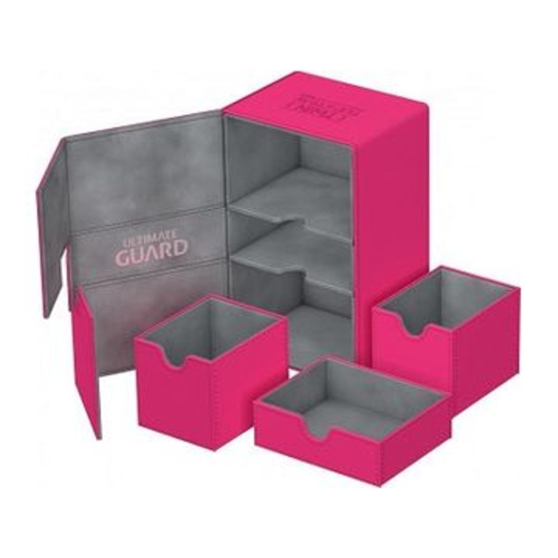 Ultimate Guard - Flip N Tray Case - Pink Xenoskin - 160