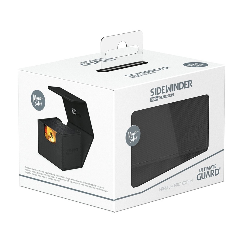 Ultimate Guard - Sidewinder - Monocolor - Black Xenoskin - 100+