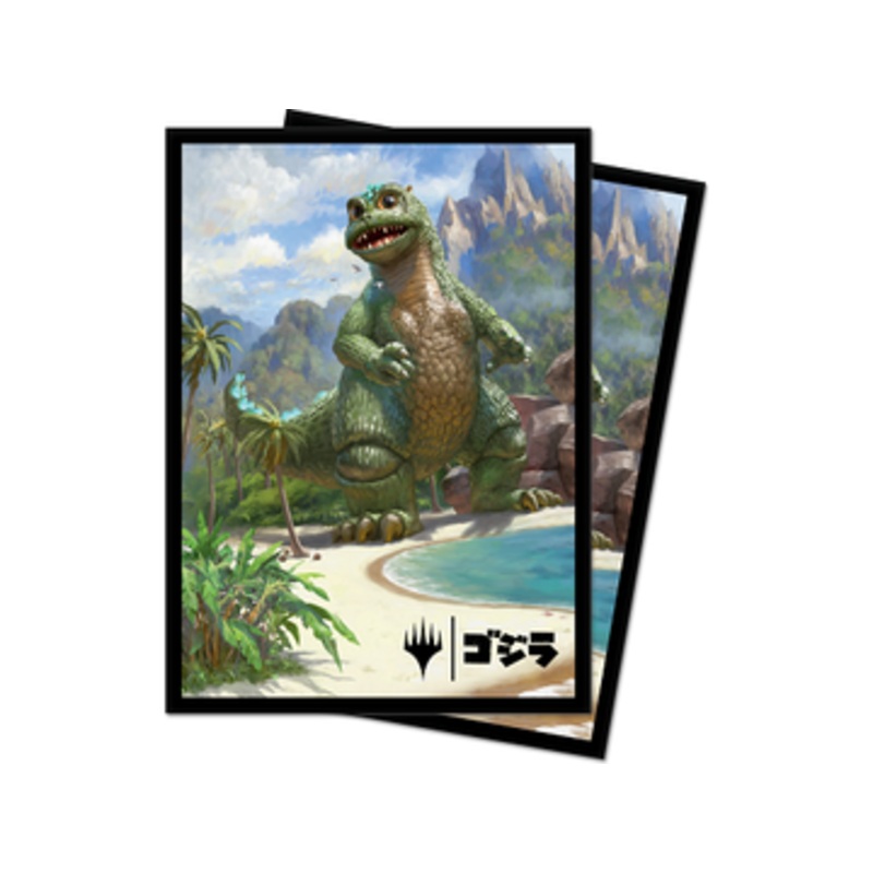 Ultra Pro - Deck Protectors Sleeves - Magic the Gathering - Ikoria Godzilla - Baby Godzilla Ruin Reborn - 100 Count