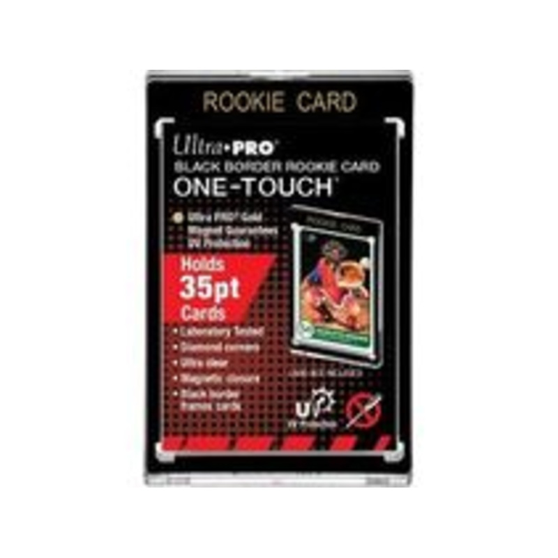 Ultra Pro - Magnetized One Touch - Gold Foil Rookie - 35pt - Black Border