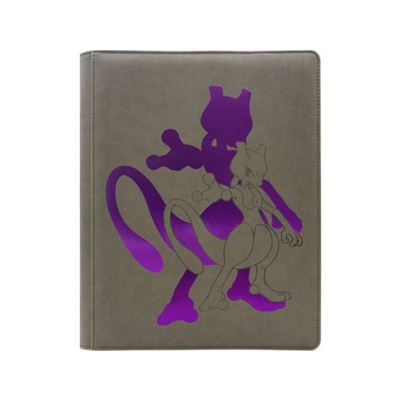 Ultra Pro - Pokemon - Leatherette Side-loading Trading Card Premium Binder - Mewtwo