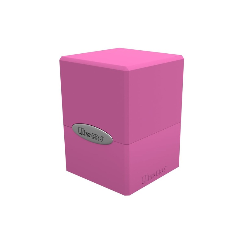 Ultra Pro - Satin Cube Trading Card Deck Box - Hot Pink