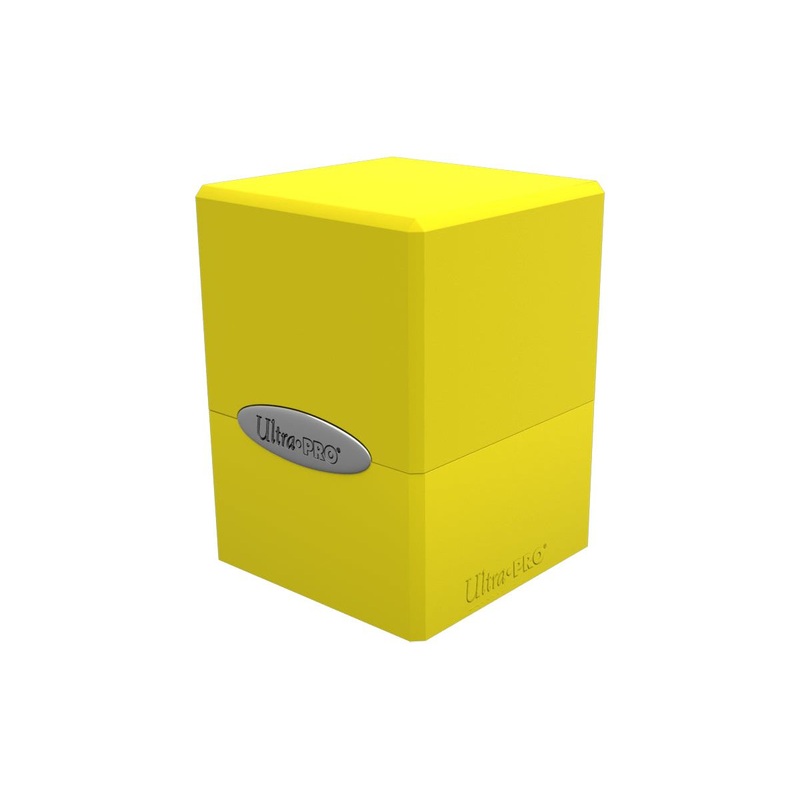 Ultra Pro - Satin Cube Trading Card Deck Box - Lemon Yellow