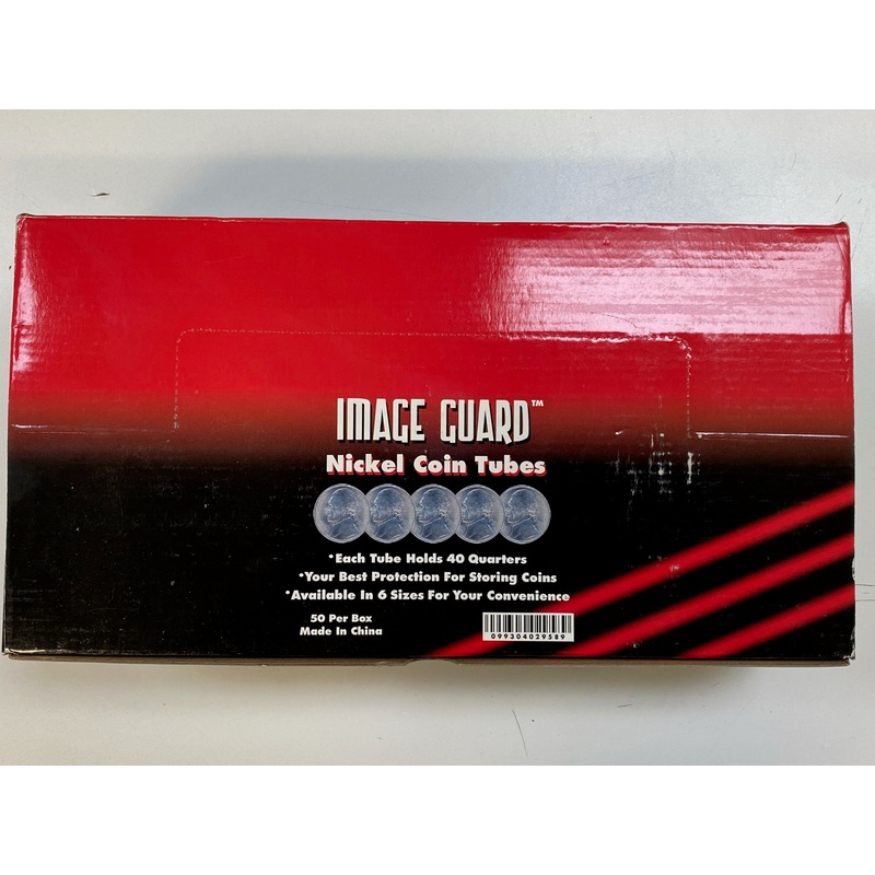 Image Guard - Nickel Coin Tubes - 50 Pack