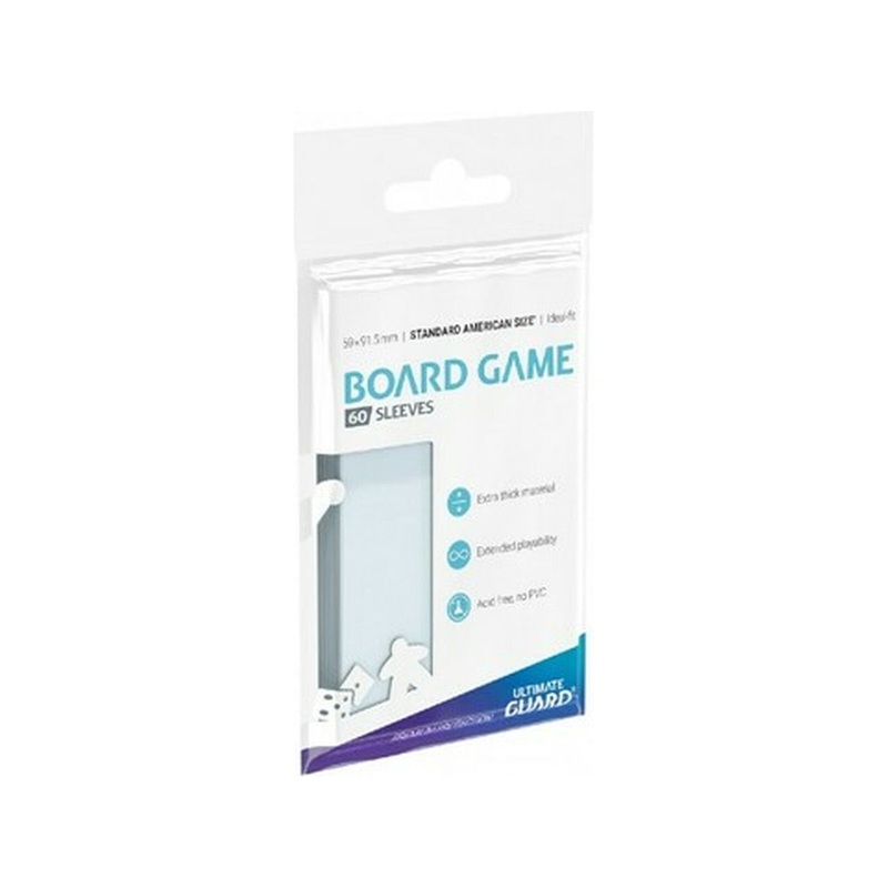 Ultimate Guard - Board Game Card Sleeves - Standard American - 59mm x 91.5mm