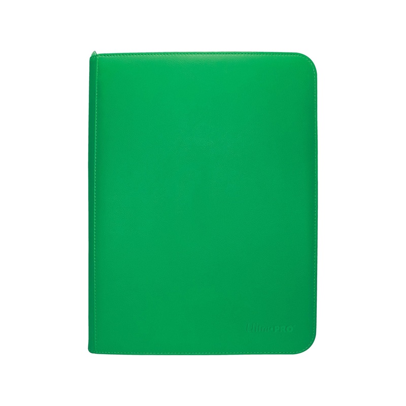 Ultra Pro - 9 Pocket Zip Binder Pro - Vivid - Green
