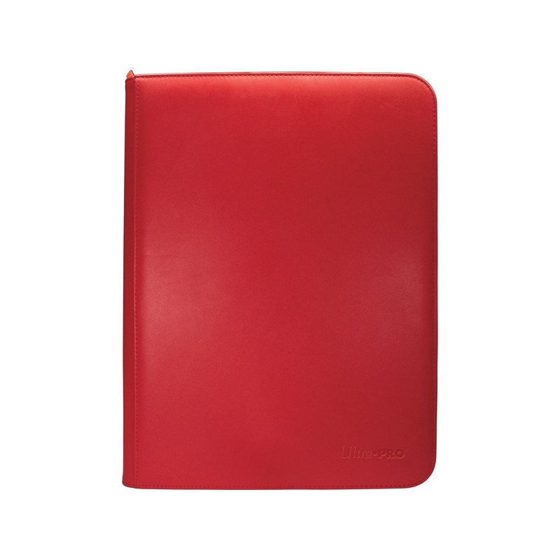Ultra Pro - 9 Pocket Zip Binder Pro - Vivid - Red