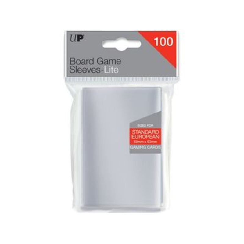 Ultra Pro - Board Game Card Sleeves Lite - European Special Sized - 59mm x 92mm