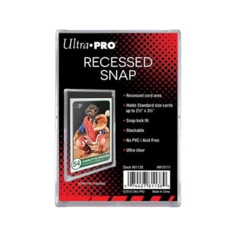 Ultra Pro - Card Holder - Recessed Snap