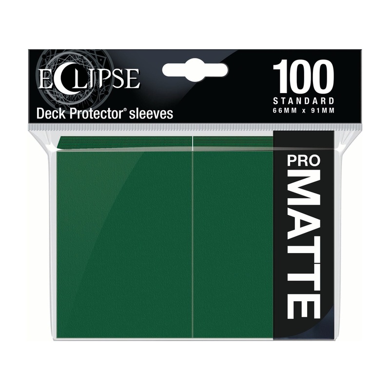 Ultra Pro - Eclipse Matte Deck Protectors - Standard Size - 100 Count Forest Green