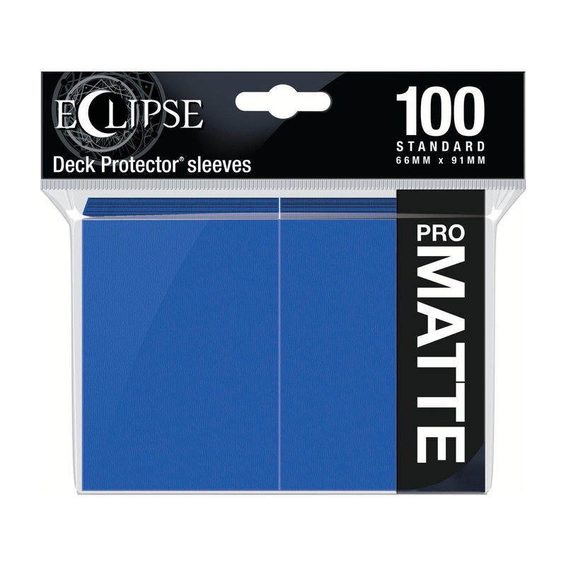 Ultra Pro - Eclipse Matte Deck Protectors - Standard Size - 100 Count Pacific Blue