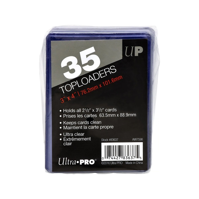 Ultra Pro - Trading Card Top Loaders - 3x4 - Package of 35