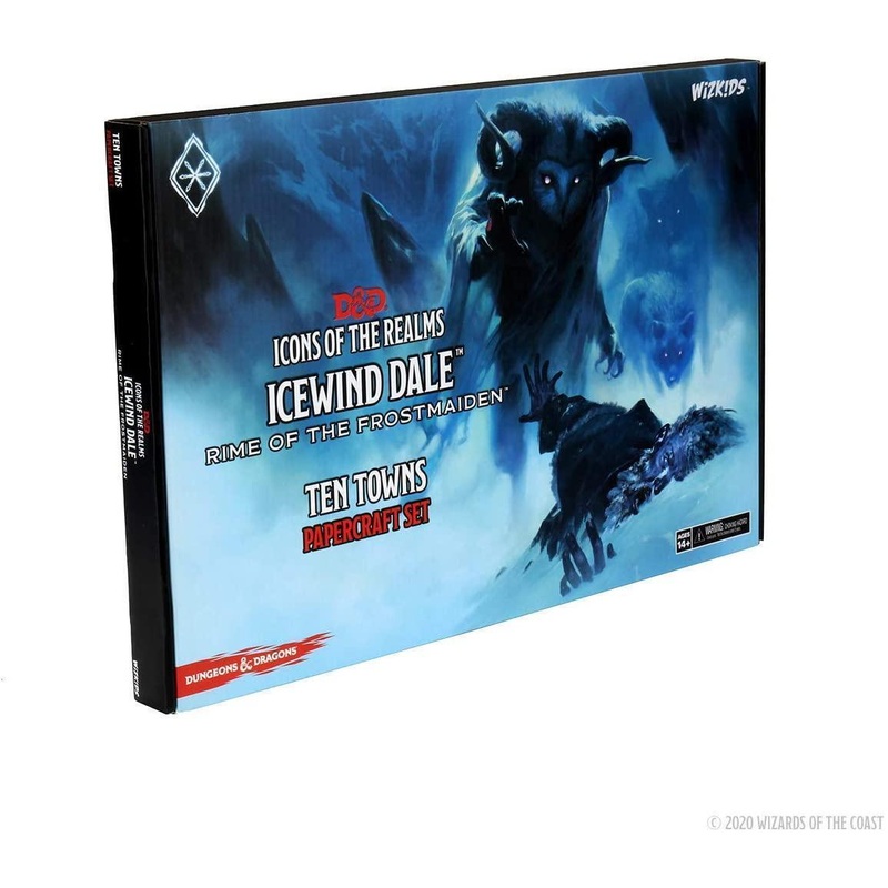 Wizards of the Coast - Dungeons and Dragons - Icons of the Realms - Icewind Dale - Rime of The Frostmaiden - Ten Towns - Papercraft Set