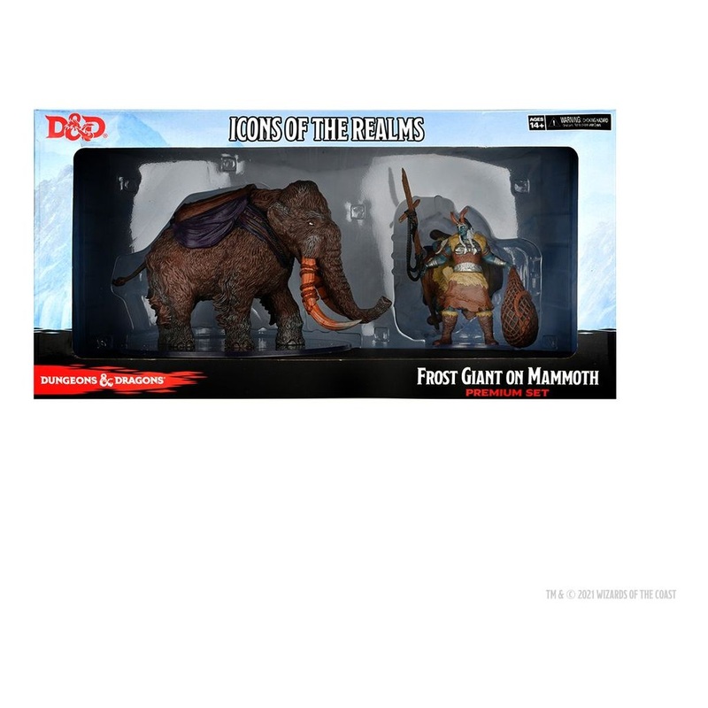 Wizards of the Coast - Dungeons and Dragons - Icons of the Realms - Snowbound - Frost Giant on Mammoth Set