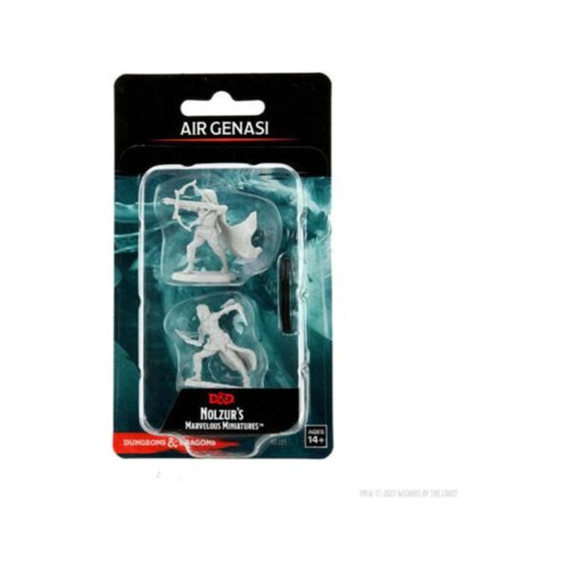 Wizkids - Dungeons and Dragons - Unpainted Miniature - Nolzurs Marvellous Miniatures - Air Genasi Female - 90305