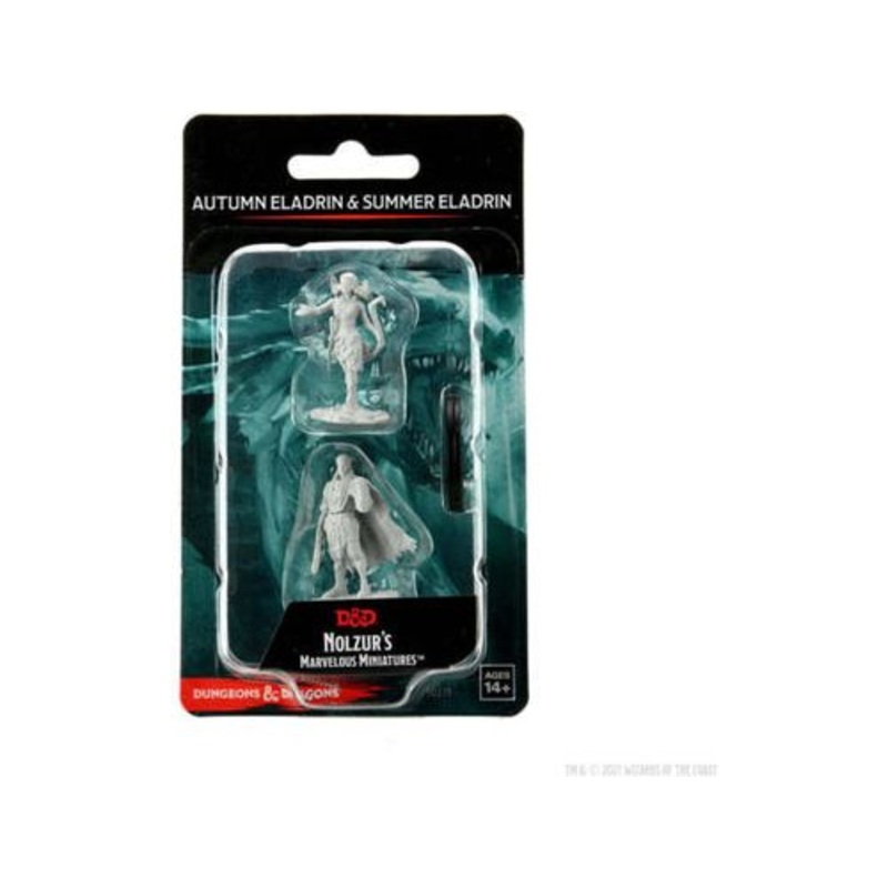 Wizkids - Dungeons and Dragons - Unpainted Miniature - Nolzurs Marvellous Miniatures - Autumn and Summer Eladrin - 90319