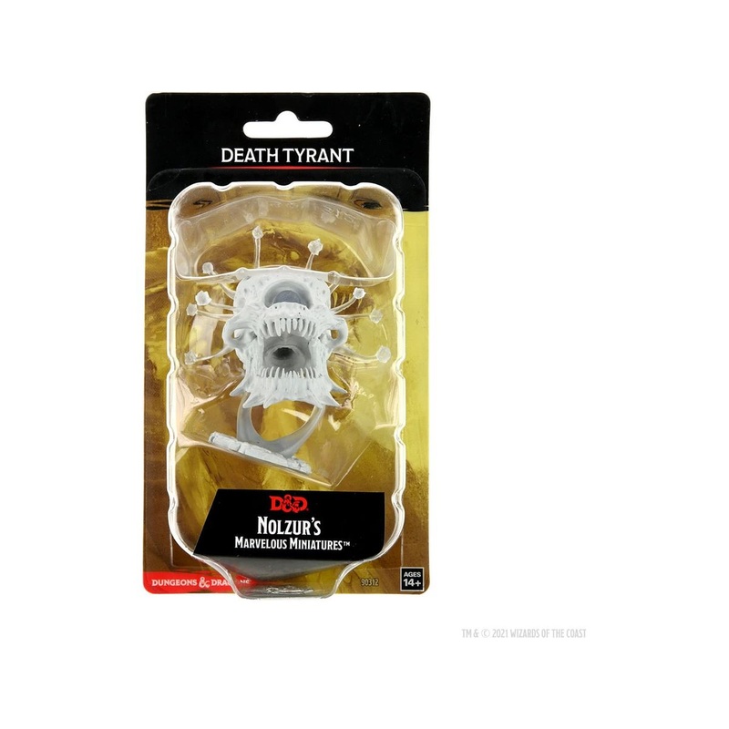 Wizkids - Dungeons and Dragons - Unpainted Miniature - Nolzurs Marvellous Miniatures - Death Tyrant - 90312