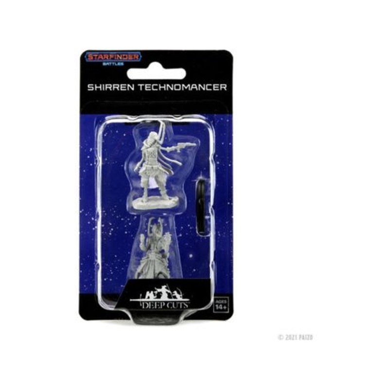 Wizkids - Starfinder - Unpainted Miniature - Deep Cuts - Shirren Technomancer - 90335