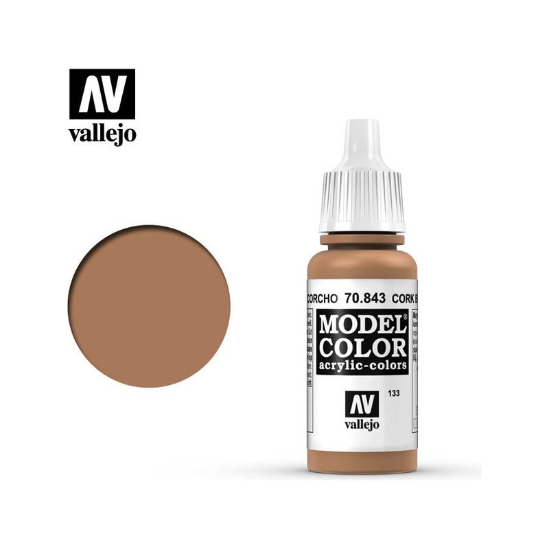 Acrylicos Vallejo - Cork Brown - 70 843