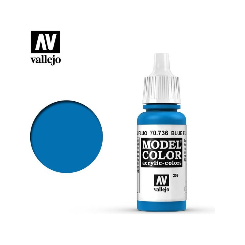 Acrylicos Vallejo - Fluorescent Blue - 70 736