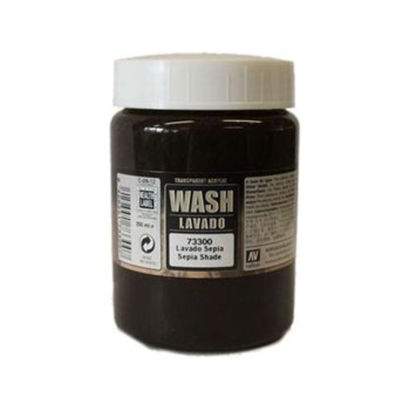 Acrylicos Vallejo - Game Wash - Dipping Formula - Sepia - 73 300