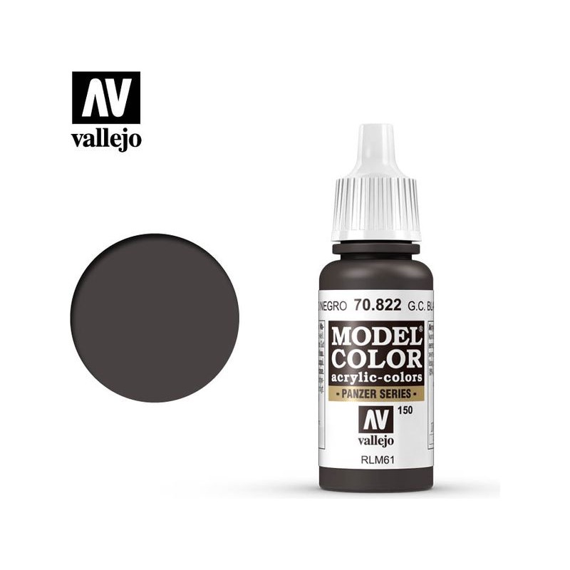 Acrylicos Vallejo - German Camouflage Black Brown - 70 822